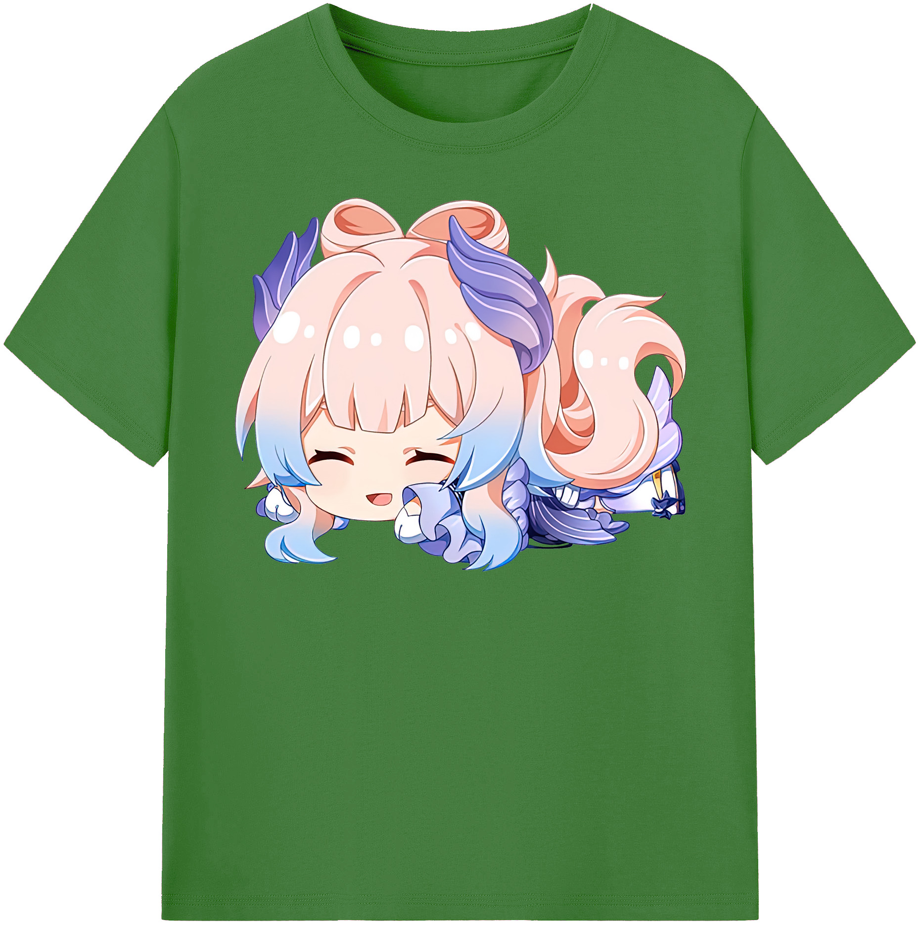 げんし神 珊瑚宮心海 サンゴノミヤ・ココミ genshin Sangonomiya Kokomi レディースカジュアルプリントTシャツ（綿100％）